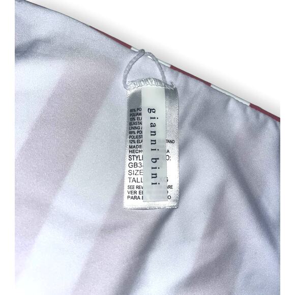 Gianni Bini Candy Stripe Swim Bikini Bottoms | Sz XL, White/Pink NEW! - Picture 7 of 8